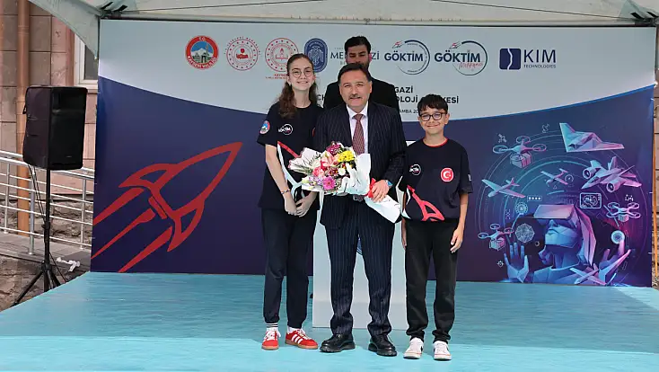 İzzet Özsüzkaya Ortaokulu’nda GÖKTİM Teknoloji Atölyesi açıldı