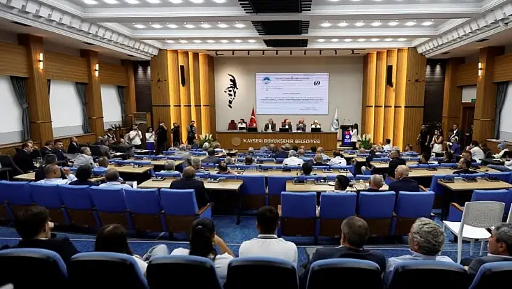Kayseri Büyükşehir Meclisi’nde 69 gündem maddesi karara bağlandı