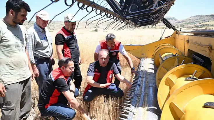 Kayseri’de hasat kaybının önüne geçmek için kontroller sürüyor