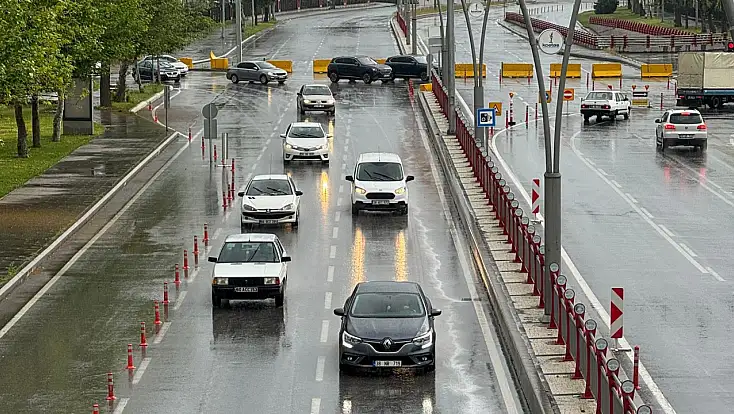 Kayseri’de sağanak yağış etkili oldu