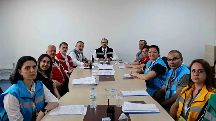 Kayseri Devlet Hastanesi'nde eş zamanlı tatbikat