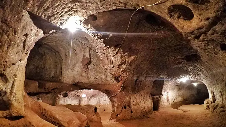 Kayseri’nin yer altındaki tarihi mirası: Ağırnas Yeraltı Şehri ilgi görüyor