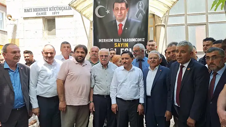 Merhum Vali Yardımcısı Şenol Esmer Kayseri’de dualarla anıldı