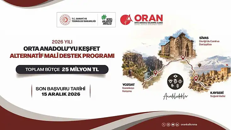 ORAN'dan Bölge Turizmine 25 milyon liralık destek
