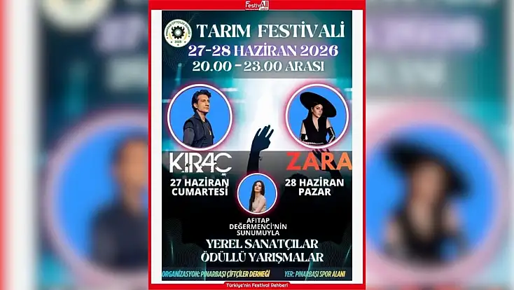 Pınarbaşı’nda tarım ve eğlence buluşuyor