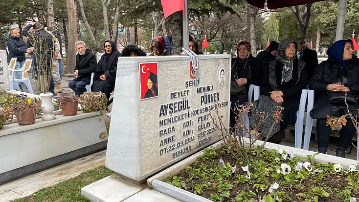 Şehit Ayşegül Pürnek Kayseri’de dualarla anıldı