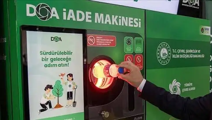 Sıfır atık makinelerine yoğun ilgi! DOA sistemi kısa sürede milyonları geçti