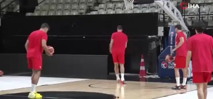 A Milli Erkek Basketbol Takımı, Bosna Hersek maçı hazırlıklarını sürdürdü