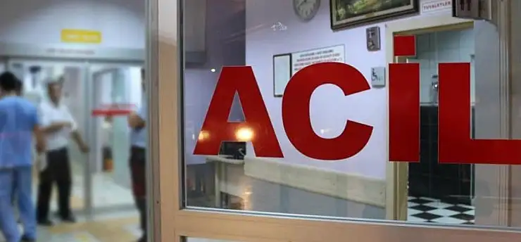 Burnuna cisim kaçan çocuğu hastaneye polis yetiştirdi
