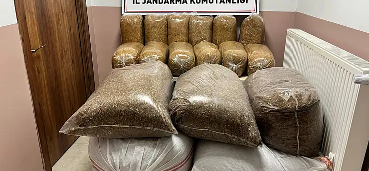 Kayseri'de 600 kilogram bandrolsüz tütün ele geçirildi