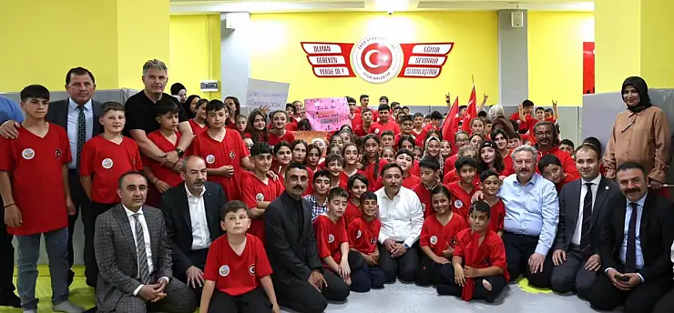 Kayseri'de 70'inci ERVA Spor Okulu Ağırnas'ta açıldı