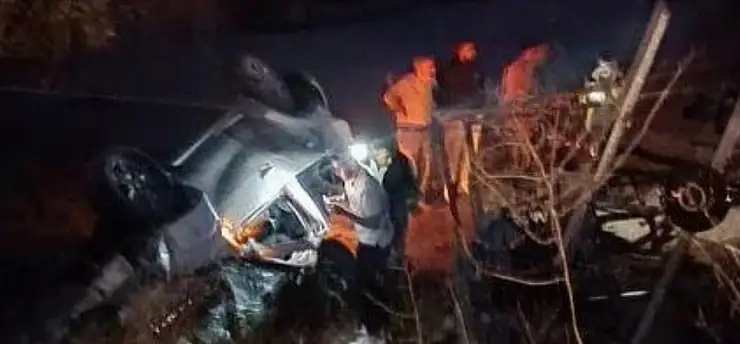 Kayseri'de araç şarampole yuvarlandı: 1 ölü 2 yaralı