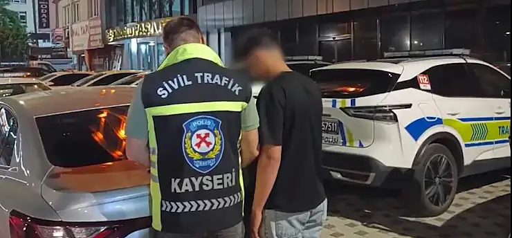 Kayseri'de drift yapan sürücüye 140 bin TL ceza