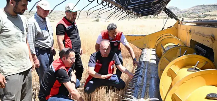 Kayseri'de hasat kaybının önüne geçmek için kontroller sürüyor