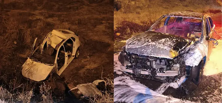 Kayseri'de iki otomobil çarpıştı: 2 yaralı