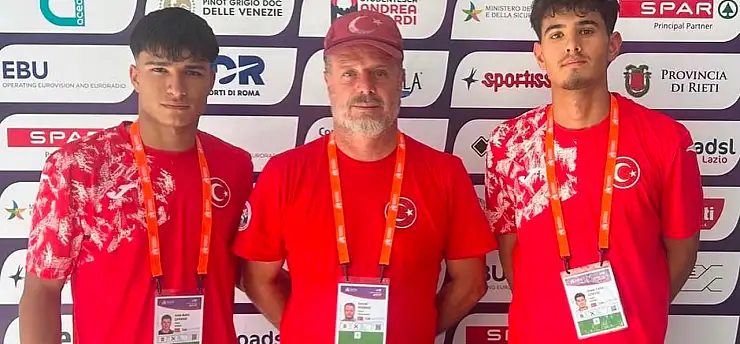 Kayserili atletizm sporcuları Enes Bekir ve Ünsal Cafer milli takımda