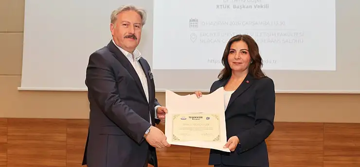 RTÜK Başkan Vekili Güçer, ERÜ'de medyanın dönüşümünü anlattı