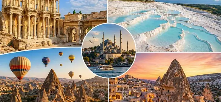 Türkiye'nin en çok ziyaret edilen turizm destinasyonları