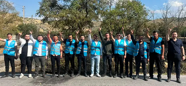 Ülkü Ocakları Kayseri İl Başkanlığı, Eğribucak'taki yangında sahadaydı