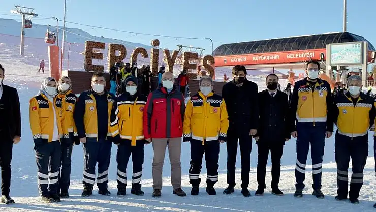 112 ACİL SAĞLIK İSTASYONU ERCİYES'TE YENİDEN HİZMETE AÇILDI ​