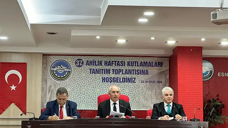 23-29 EYLÜL'DE AHİLİK HAFTASI KUTLAMALARI YAPILACAK