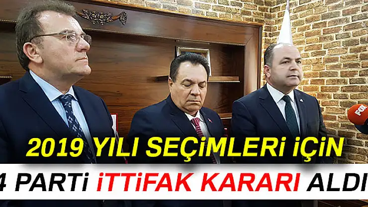 4 parti ittifak kararı aldı