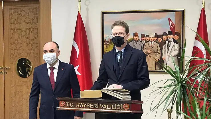 AB TÜRKİYE DELEGASYONU BAŞKANI BÜYÜKELÇİSİ LANDRUT KAYSERİ'DE