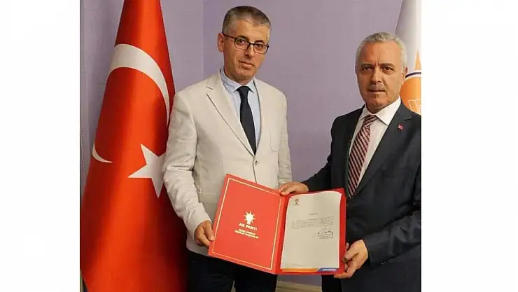 AK Parti İl Başkanlığı'na Şaban Çopuroğlu atandı