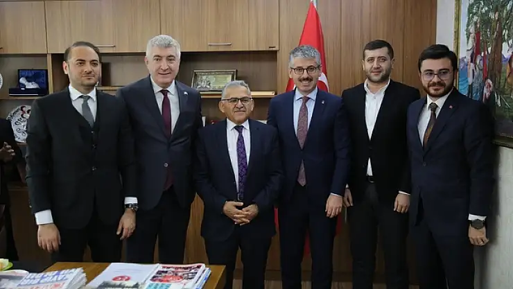 Ak Parti İl Başkanlığından MHP 'ye Ziyaret AK Parti Kayseri Büyükşehir Belediye Başkan Adayı