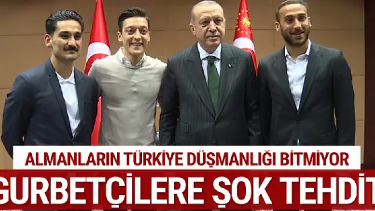 Almanya Cumhurbaşkanı Erdoğan'la görüşen gurbetçileri tehdit etti!