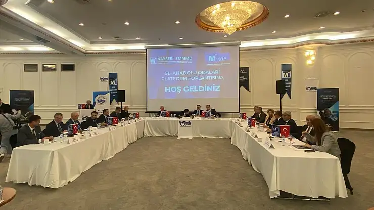 ANADOLU ODALARI PLATFORMU TOPLANTISI KAYSERİ'DE GERÇEKLEŞTİRİLDİ