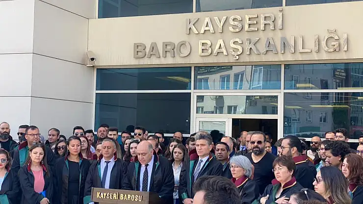 AVUKAT SERVET BAKIRTAŞ İÇİN KAYSERİ'DE YÜRÜYÜŞ YAPILDI