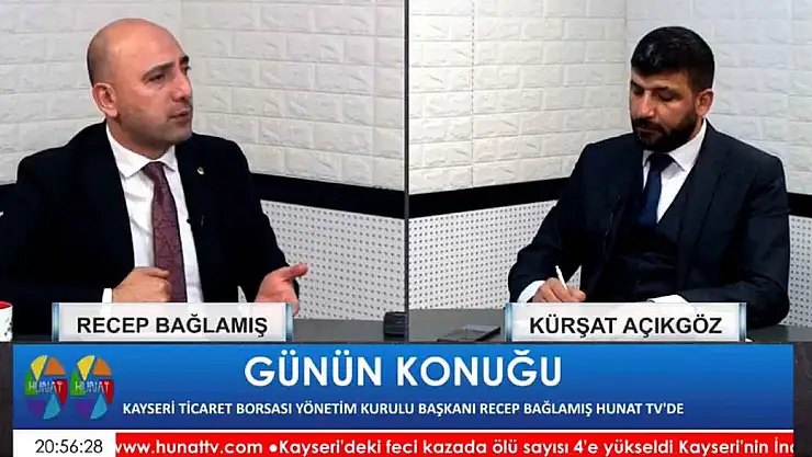 BAĞLAMIŞ: 'PASTIRMA VE SUCUĞU EN İYİ ÜRETEN İL KAYSERİ'DİR'