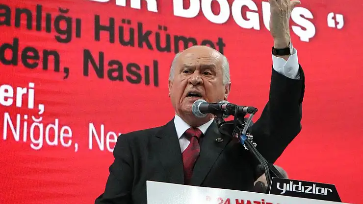 BAHÇELİ: 'MHP DÜŞMEDEN TÜRKİYE DÜŞMEZ'