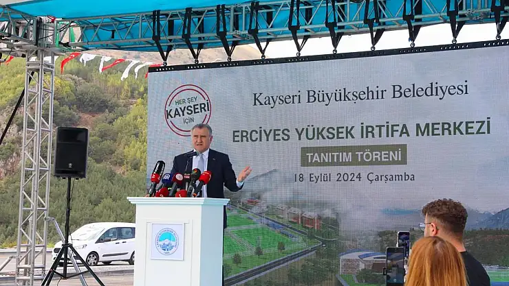 BAKAN AŞKIN BAK, ERCİYES YÜKSEK İRTİFA KAMP MERKEZİ AÇILIŞINI YAPTI