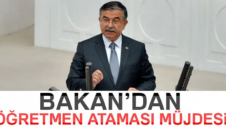 Bakan Yılmaz'dan öğretmen ataması müjdesi