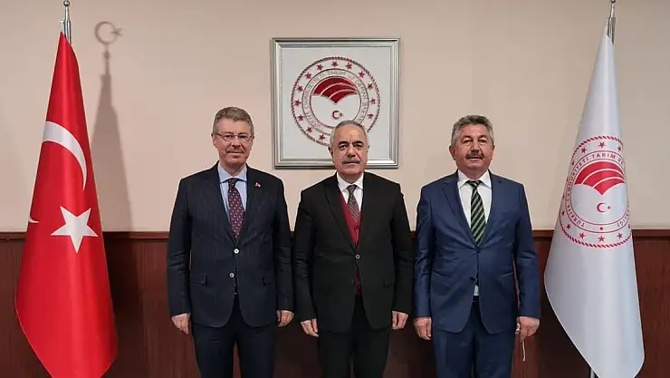 BAŞKAN AKAY, BAKAN YARDIMCISI TUNÇ İLE GÖRÜŞTÜ