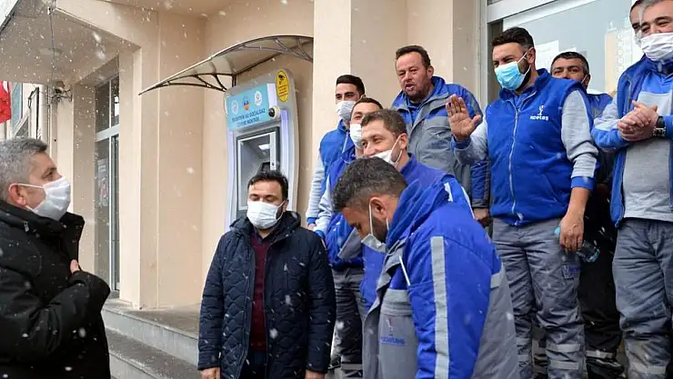 BAŞKAN ALTUN KCETAŞ BÜNYAN İŞLETME ŞEFLİĞİ'Nİ ZİYARET ETTİ