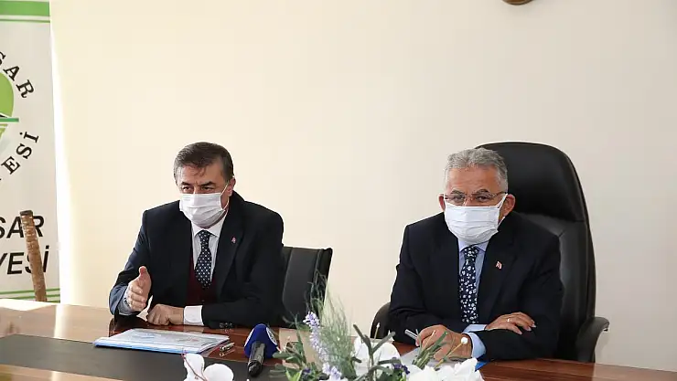 BAŞKAN BÜYÜKKILIÇ, 2021 YATIRIMLARI İÇİN YEŞİLHİSAR'DA