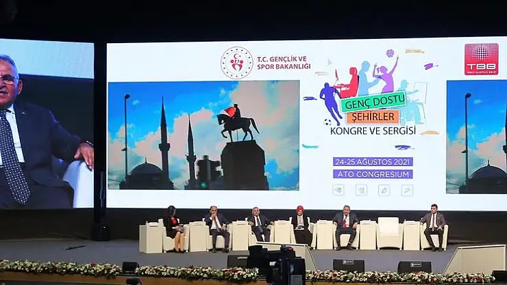 BAŞKAN BÜYÜKKILIÇ, ANKARA'DA GENÇLİK PROJELERİNİ ANLATTI