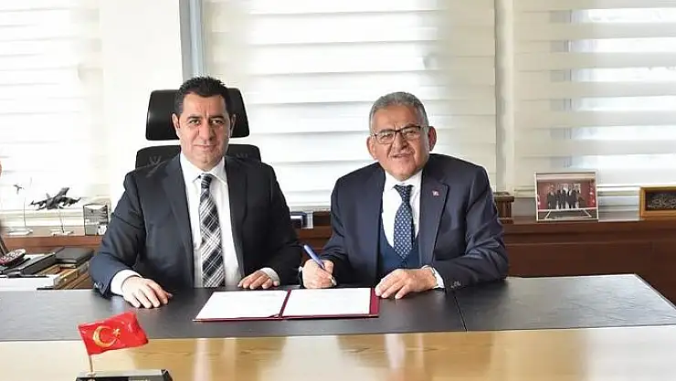 BAŞKAN BÜYÜKKILIÇ ANKARA'DA PROTOKOL İMZALADI