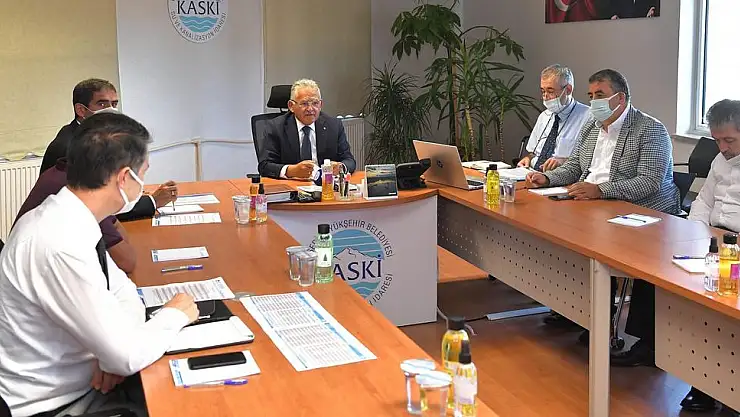 BAŞKAN BÜYÜKKILIÇ, KASKİ'NİN YÖNETİM KURULU TOPLANTISI'NA KATILDI