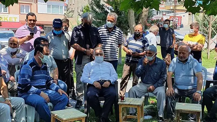 BAŞKAN BÜYÜKKILIÇ MAHALLE GEZİLERİNE BAŞAKPINAR İLE DEVAM ETTİ