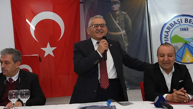 BAŞKAN BÜYÜKKILIÇ, PINARBAŞI'DA MUHTARLARLA