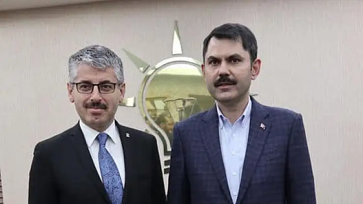 BAŞKAN ÇOPUROĞLU, BAKAN KURUM İLE GÖRÜŞTÜ