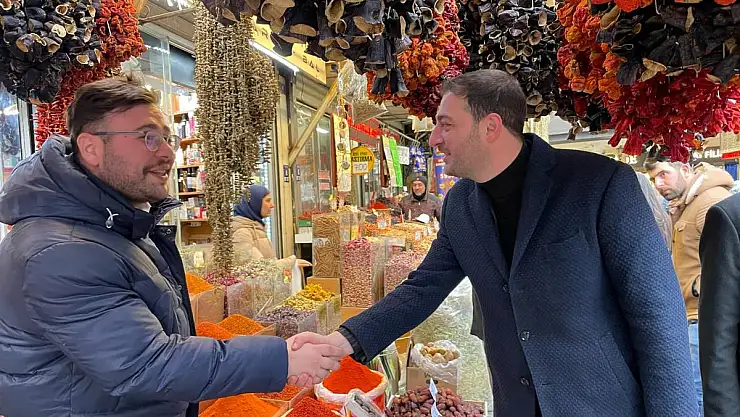 BAŞKAN KALIN'DAN ÇARŞI ESNAFINA ZİYARET