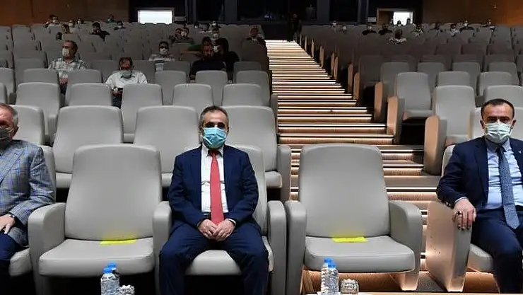 BAŞKAN NURSAÇAN, KAYSERİ SMMMO'NIN DÜZENLEDİĞİ TOPLANTIYA KATILDI