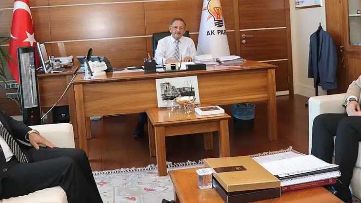 BAŞKAN PALANCIOĞLU BİR DİZİ TEMASLAR İÇİN ANKARA'DA