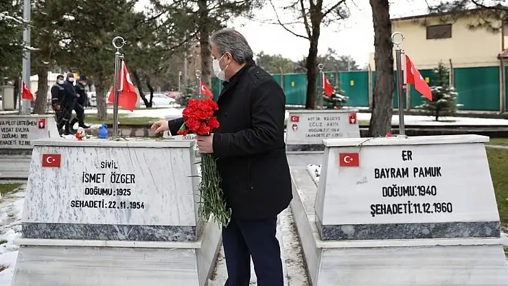 BAŞKAN PALANCIOĞLU, ŞEHİTLİĞİ ZİYARET ETTİ