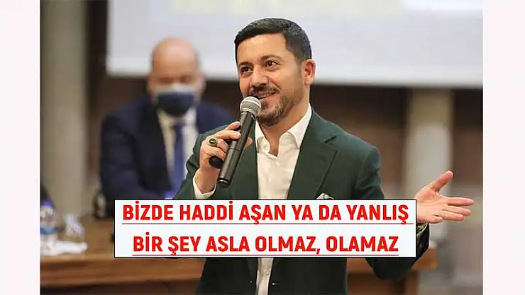 BAŞKAN RASİM ARI, KAYSERİLİLERDEN HELALLİK İSTEDİ